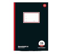 Staufen Lot de 3 cahiers de sur-école style - Format A4 - Avec marge - 20 feuilles - Papier blanc extra blanc de qualité 90 g/m²