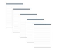 Staufen Style Bloc-notes - 5 blocs de 50 feuilles chacun, DIN A4, 70 g/m² ligné, sans couverture