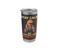Stay Calm I've Got The Wrench Capybara Mécanicien Humour Gobelet isotherme en acier inoxydable double paroi