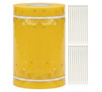 StaZamor Bande de Colle pour Arbres fruitiers de 9, 84 Pouces x 32, 81 Pieds avec Attaches, Ruban adhésif Double Face Fort pour Jardin, Lutte antiparasitaire Contre Les Fourmis pour Les Arbres