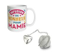 STC Coffret mug boule a the mamie a paillettes