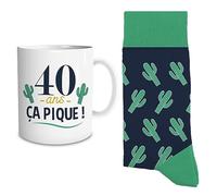 STC Coffret Mug et Chaussettes Assorties - 40 ça Pique !