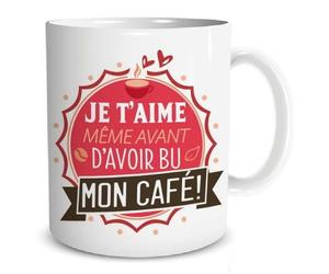 STC Mug Je t'aime même avant d'avoir bu mon café