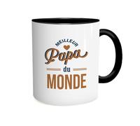 STC Mug noir meilleur papa du monde
