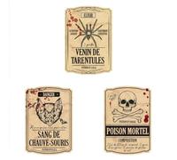 STC Pack 6 etiquettes Soda Halloween
