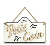 STC Plaque deco maison le petit coin