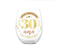 STC Verre Rond Cadeau 30 Ans