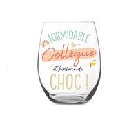 STC Verre Rond Cadeau Formidable Collègue et Binôme de Choc