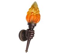 Steadybombb Lampes Torches murales, Applique Murale créative avec Lampe Torche à Main Classique, Restaurant café Bar Prise/Support Mural Support Mural lumière Applique Porche escalier Chambre