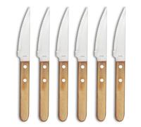 Steak Pizza Jumbo Bois - Set 6 couteaux steak