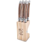 Steakmesser 6-tlg. Holz Laguiole Premium