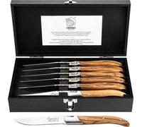 Steakmesser 6-tlg. Olivenholz Laguiole L