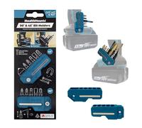 StealthMounts Makita 45° & 90° Bleu Support d'embouts magnétiques | Organisateur d'embouts de perceuse | Parfait pour Les forets et Embouts Makita | Maintien Ferme |Facile à Utiliser (Lot de 2)