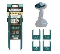 StealthMounts Organiseurs d'outils pour Makita 40v | Support de rangement sans fil pour outils Makita 40v | Lot de 4 | Organisateurs d'outils bleu pour Makita 40v