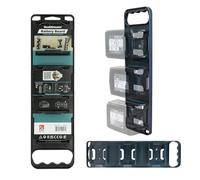 StealthMounts Support de batterie pour Makita | Rangement d'outils pour batteries Makita | Idéal pour le transport et le stockage (Makita avec poignée)