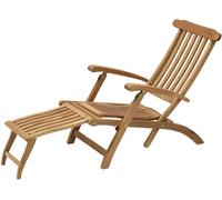 Steamer Deck Chair Chaise longue d'extérieur Skagerak by Fritz Hansen - 5706420028826