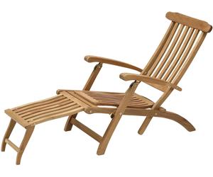 Steamer Deck Chair Chaise longue d'extérieur Skagerak by Fritz Hansen - 5706420028826