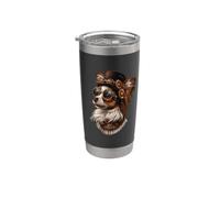 Steampunk - Papillon victorien Gobelet isotherme en acier inoxydable double paroi