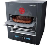Steba Power Barbecue à steak électrique PS M2000 Devil's Heaven | Réglage électronique de la température de 400 à 850 °C | Minuteur jusqu'à 99:59 minutes | Cadre d'insertion amovible en acier