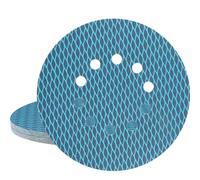 STEBRUAM 20 Pcs Disques 225 mm Grain 120 disques abrasifs 225mm 10 trous | abrasif 225 mm en forme de diamant, pour ponceuse à sec, ponceuse excentrique girafe