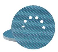 STEBRUAM 20 Pcs Disques 225 mm Grain 80 disques abrasifs 225mm 10 trous | abrasif 225 mm en forme de diamant, pour ponceuse à sec, ponceuse excentrique girafe