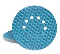 STEBRUAM 25 Pcs Disques 225 mm Grain 40-240 disques abrasifs 225mm 10 trous | abrasif 225 mm en forme de diamant, pour ponceuse à sec, ponceuse excentrique girafe