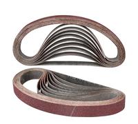 STEBRUAM Bande Abrasive 20 x 520 mm,10PCS 80 grain Ensemble de Bandes Abrasives