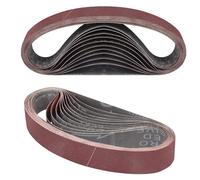 STEBRUAM Bande Abrasive 30 x 533 mm,12PCS 120 grain Ensemble de Bandes Abrasives