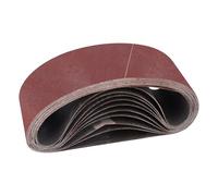 STEBRUAM Bande Abrasive 65 x 410 mm,10pcs 100 grain Ensemble de Bandes Abrasives