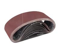 STEBRUAM Bande Abrasive 75 x 510 mm,10pcs 320 grain Ensemble de Bandes Abrasives