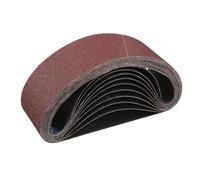 STEBRUAM Bande Abrasive 75x 533 mm,10PCS 60 grain Ensemble de Bandes Abrasives