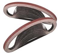 STEBRUAM Bande Abrasive 9 x 533 mm,30PCS 150 grain Ensemble de Bandes Abrasives