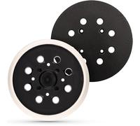 STEBRUAM Lot de 2 disques Plateau de ponçage professionnel de 125 mm avec crochet et boucle, 8 trous, compatible avec ponceuse excentrique Bosch PEX 300 AE et PEX 400 AE