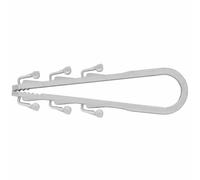Steckfix + boucle de câble 100pcs Fixations Chevilles Câble Tube Conduites TOP