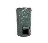 Stecto Composteur de jardin, sac de fermentation bio avec fermeture éclair et double poignées, bac à compost pliable pour l'élimination des déchets de cuisine pour le jardin