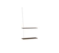 Stedge 2.0 Étagère 60 cm Chêne Fumé/Laiton