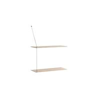 Stedge 2.0 Étagère 60 cm Chêne Pigmenté Blanc