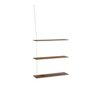 Stedge 3.0 Étagère 80 cm Chêne Fumé/Laiton