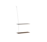 Woud Etagère Stedge 60 cm Chêne fumé