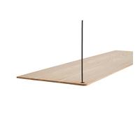 Woud Étagère d'appoint Stedge 80 cm Chêne pigmenté blanc