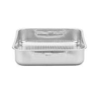 STEEL Casserole en Acier Casserole Haute carrée antiadhésive 32 marmite