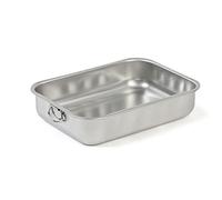 Steca Plat rectangulaire haut SP11162 Inox anti-adhérent sans PFAS 35 x 26 cm