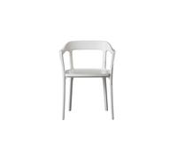 Magis Steelwood Chaise de Salle à Manger Blanche