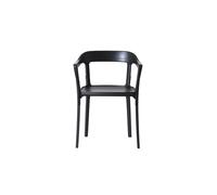MAGIS chaise STEELWOOD CHAIR (Noir - Hêtre et acier vernis)
