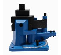 Steeviuzj Cintreuse d'angle universelle manuelle, plieuse d'angle avec 5 | Machine à cintrer avec levier de flexion amovible, machine de pliage d'angle pour outils ronds en acier plat