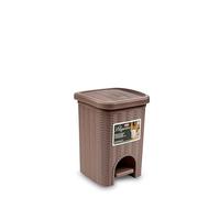 Stefanplast 2075921 Elegance Corbeille Gris Tourterelle Plastique 21 x 21 x 28 cm