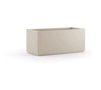 Stefanplast Bac à fleurs ETHICA S7196487 rectangulaire 80 cm Blanc 80 L