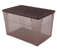 Stefanplast Boîte Élégance Multi-Usage XXL 62L Moka