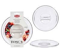 Stefanplast Couvercle Plastique Tosca Transparent 19 cm (Set de 12)