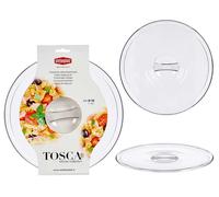 Stefanplast Couvercle Plastique Tosca Transparent 29 cm (Set de 8)